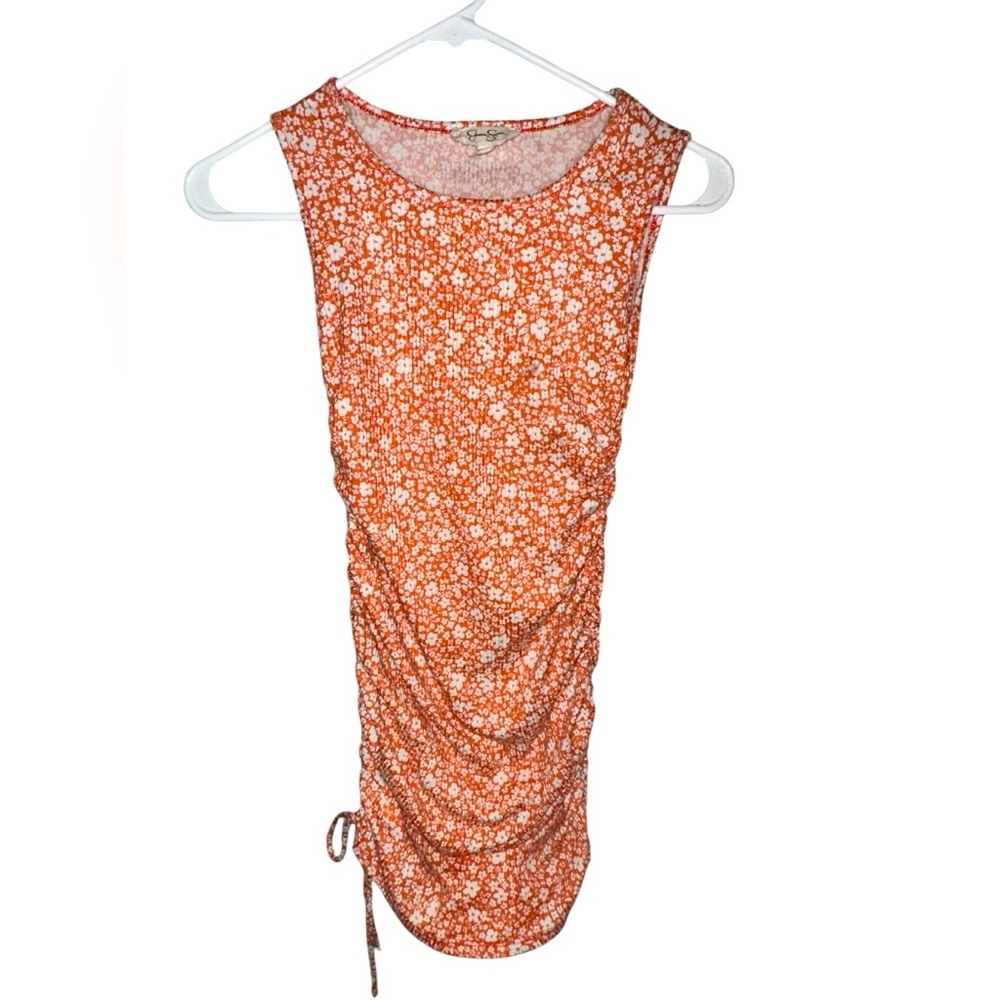 Jessica Simpson Floral Hawaiian XS Women’s or Girls Large Orange White Tropical